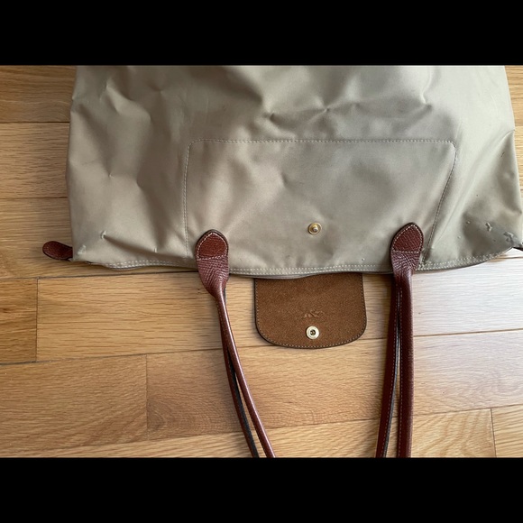 Le Pliage Large Nylon Shoulder Tote - Desert - Picture 4 of 8